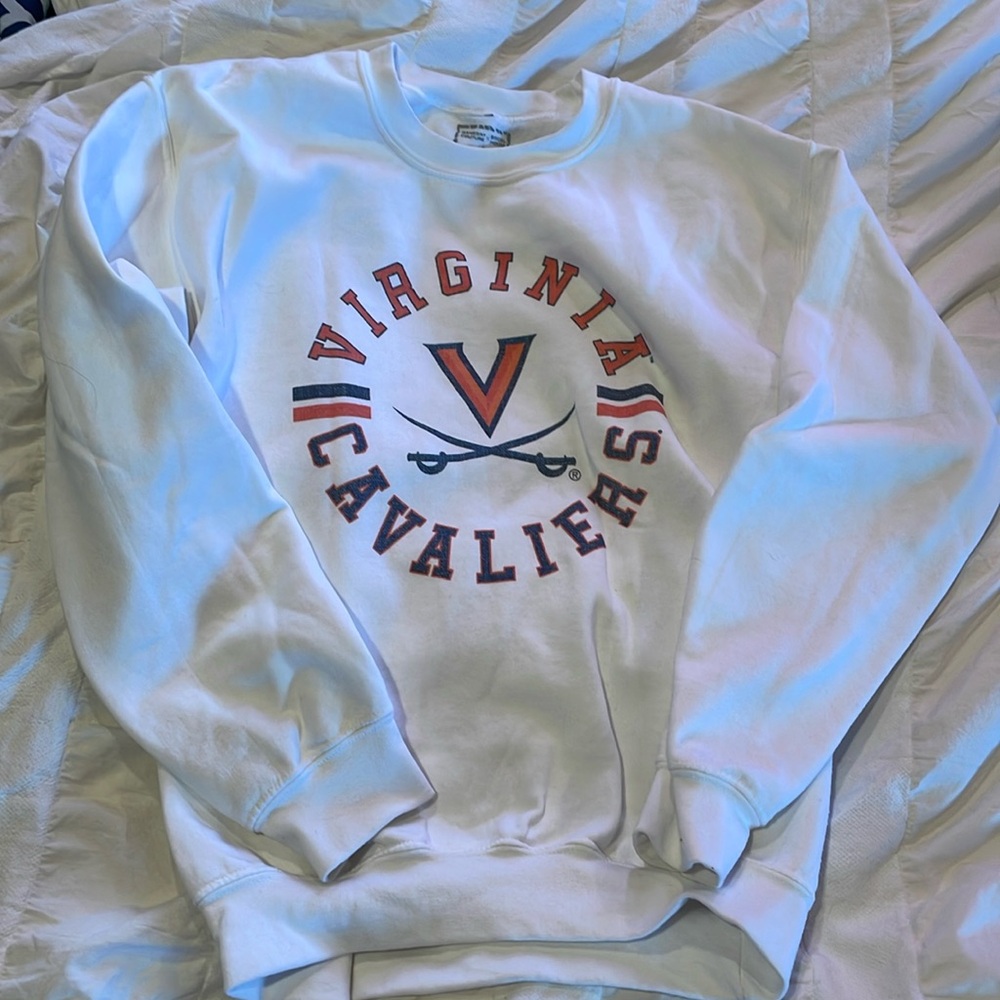 UVA Cavaliers White Sweater